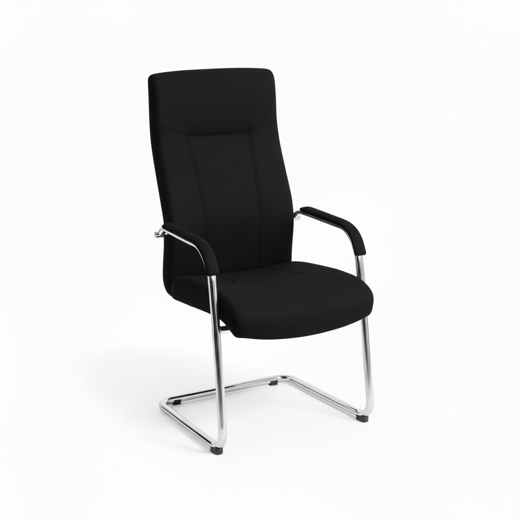Visitor Chair Black IH 109 V BLK | Premium Office Seating UAE