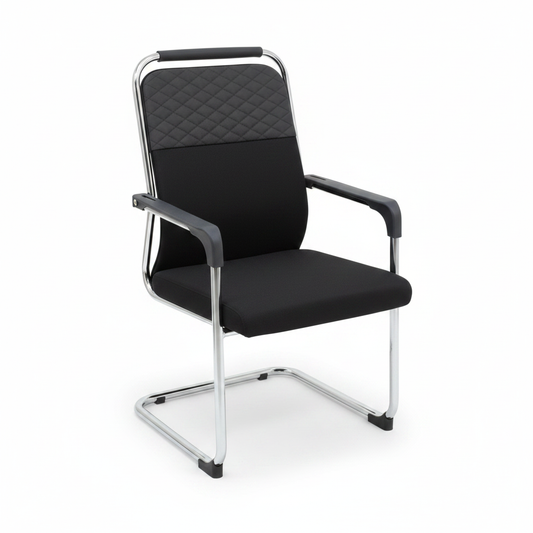 Visitor Chair Mesh Back Chrome Frame | IH 888V | INFINI HOMES UAE