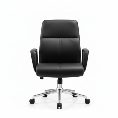 INFINI HOMES Medium Back Executive Chair UAE - Model Bryan MB Dubai Abu Dhabi Sharjah Black