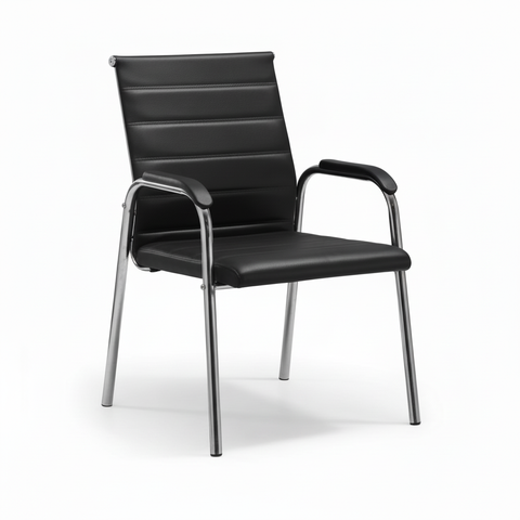Premium PU Leather Visitor Chair UAE | Office Guest Seating Dubai | IH 3030