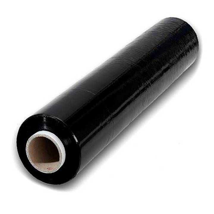 Infini Homes Black Stretch Film Roll – Single Heavy-Duty Pallet Wrap for Secure Packaging & Shipping