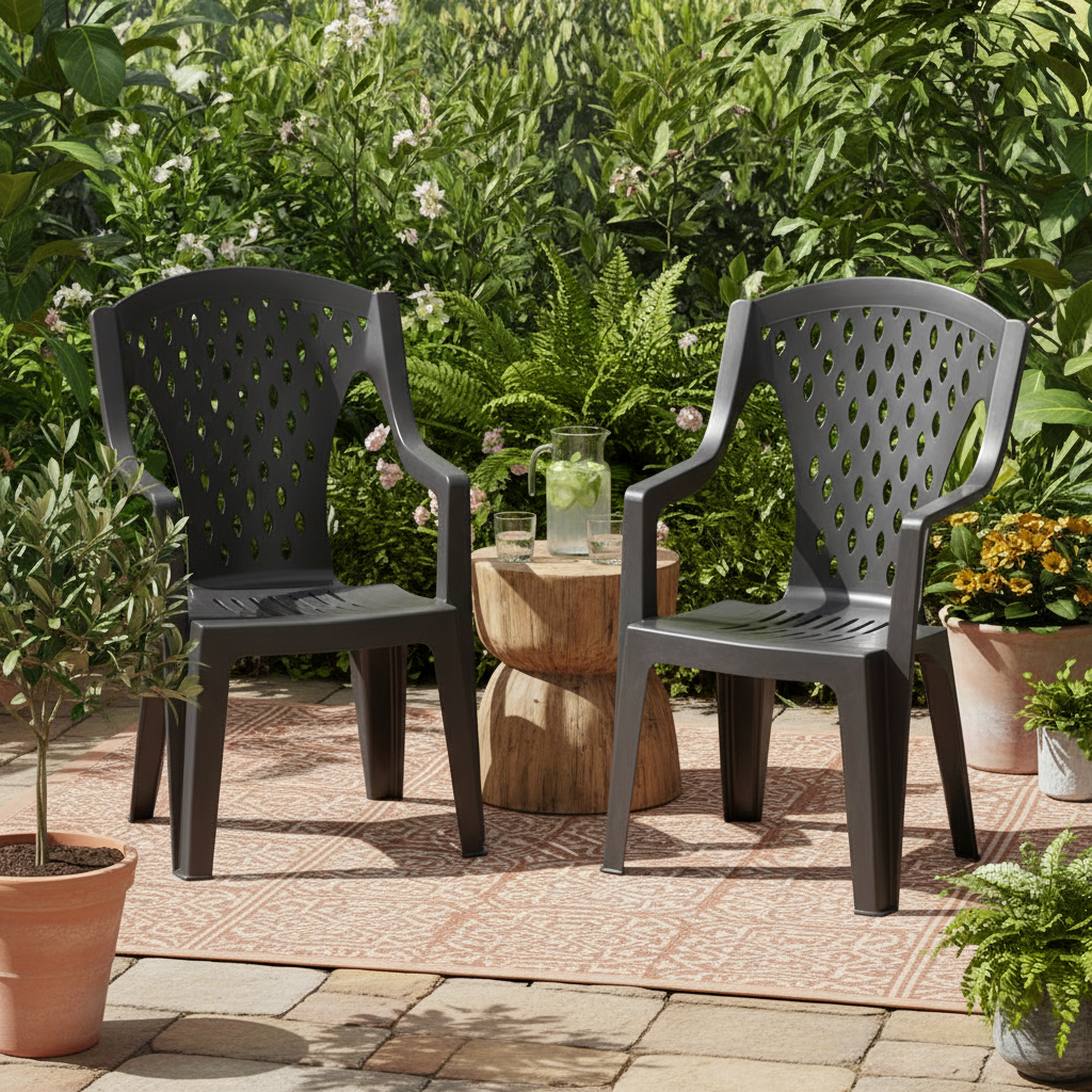 Premium Queen Chair Set of 2 Beige - UAE Wide Delivery | Dubai Abu Dhabi Sharjah