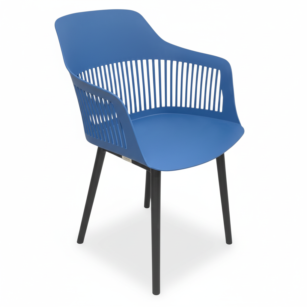 Heavy Duty PP Chair IH 326 | Durable Plastic Office Chair UAE Blue