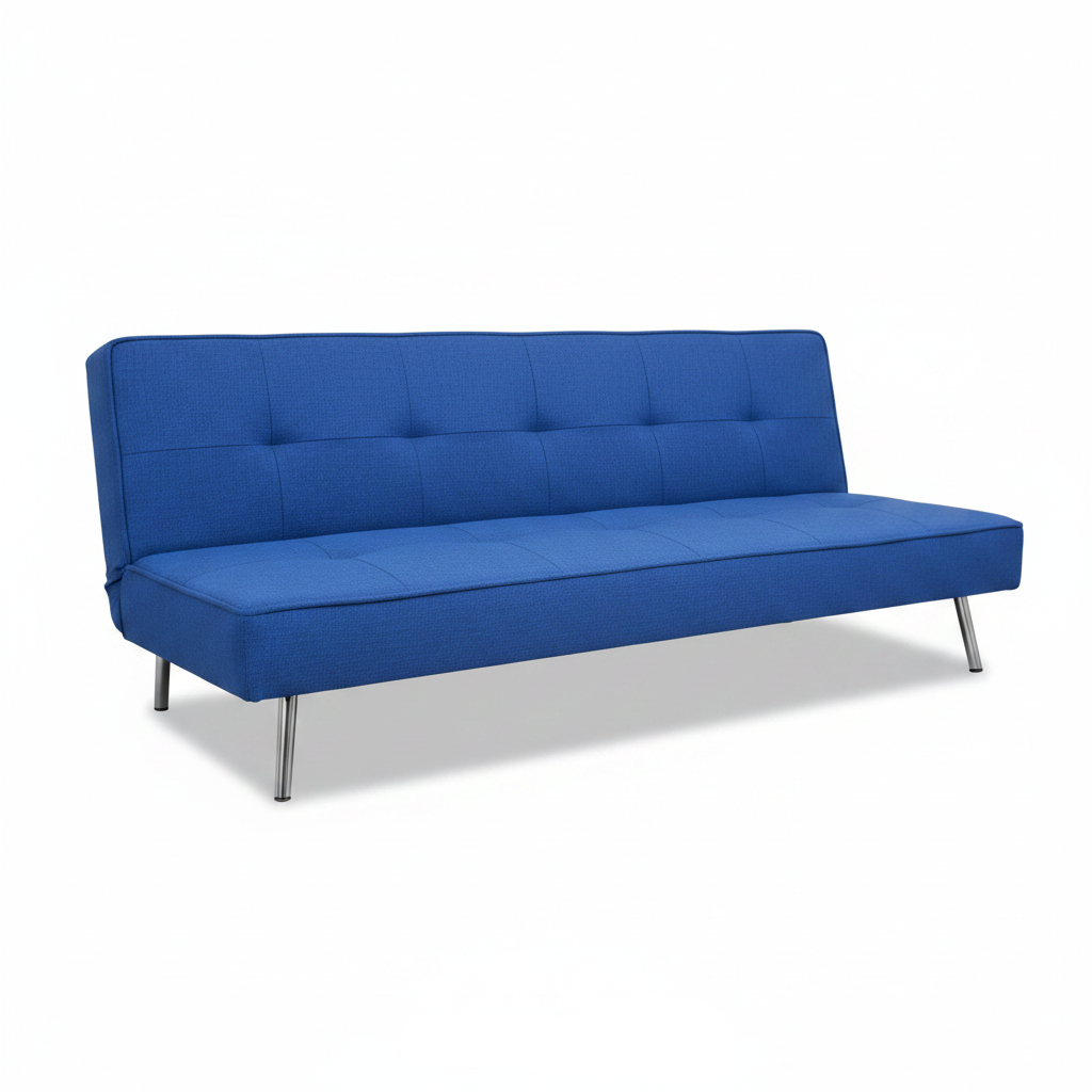 Dark Blue Sofa Cum Bed IH-124 – Premium Convertible Sofa Bed for UAE Homes | INFINI HOMES