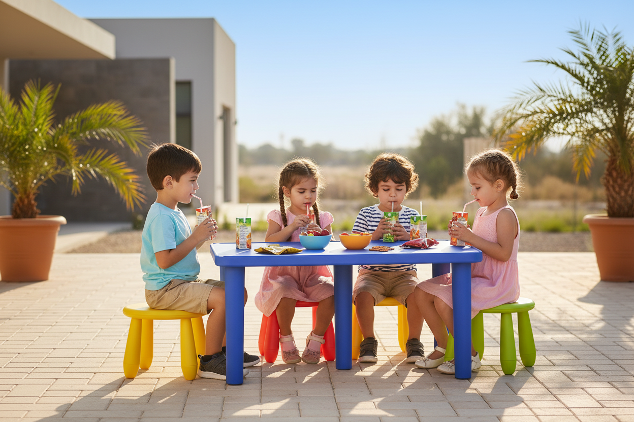 Premium Rectangle Kindergarten Table UAE - Dubai Abu Dhabi Sharjah Ajman