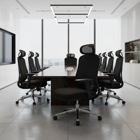 Ergonomic Mesh Office Chair with Headrest - High Back Executive Chair UAE | IH 688-A