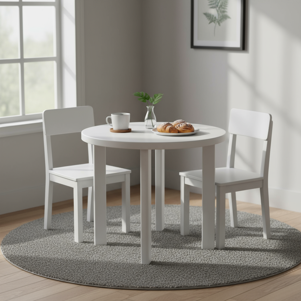 Premium Plastic Round Table 85cm - UAE Wide Delivery | Dubai Abu Dhabi Sharjah