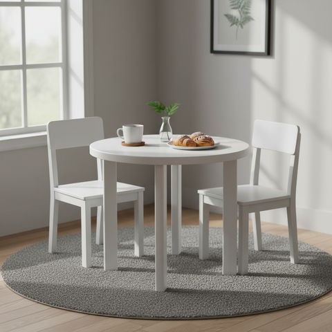 Premium Plastic Round Table 85cm - UAE Wide Delivery | Dubai Abu Dhabi Sharjah