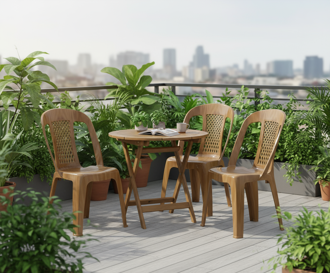 Premium Regal Chairs Set of 4 Beige - UAE Wide Delivery | Dubai Abu Dhabi Sharjah