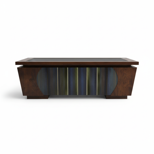 Office Desk 1.4m Golden Oak Grey 140x70x75cm - UAE Wide Delivery