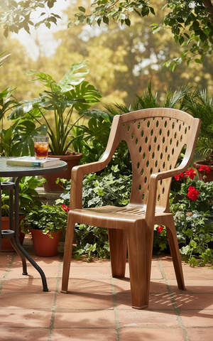 Queen Chair Beige - Premium Outdoor Furniture UAE | Dubai Abu Dhabi Sharjah