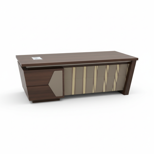 Office Desk 1.2m Oak & Khaki | Premium Workstation 120x60x75cm | UAE Delivery