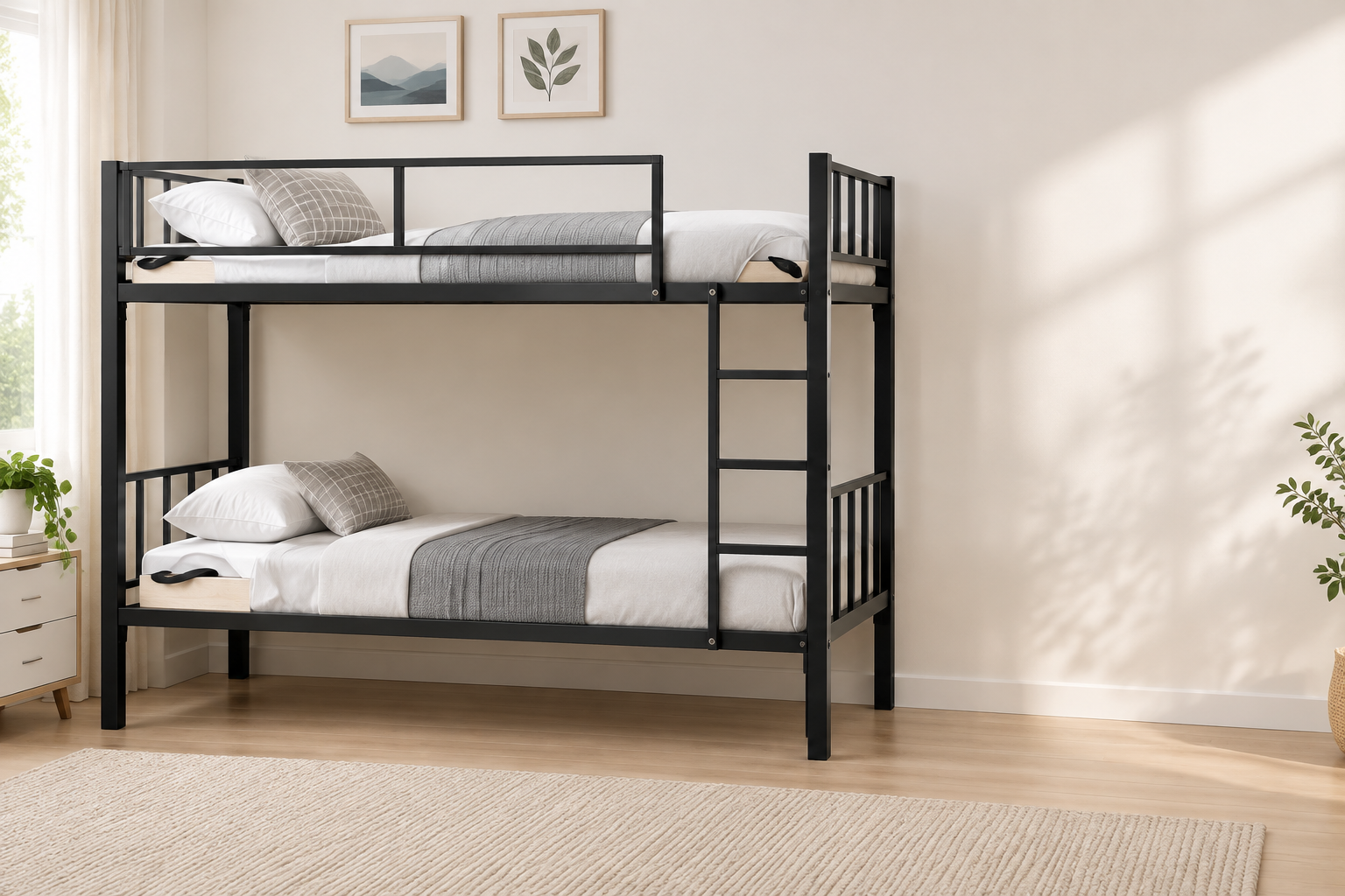 Heavy Duty Steel Bunk Bed – IH 555 (42KG)