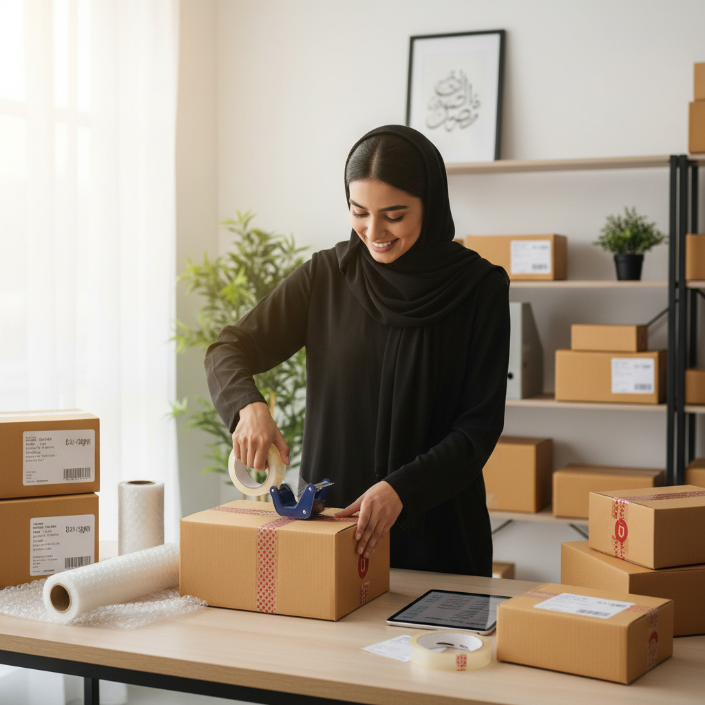 Clear Tape 1 inch 50 Yards - INFINI HOMES Premium Packaging Tape