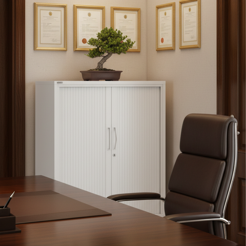 GO Tambour Cupboard | Space-Saving Office Storage | UAE Delivery