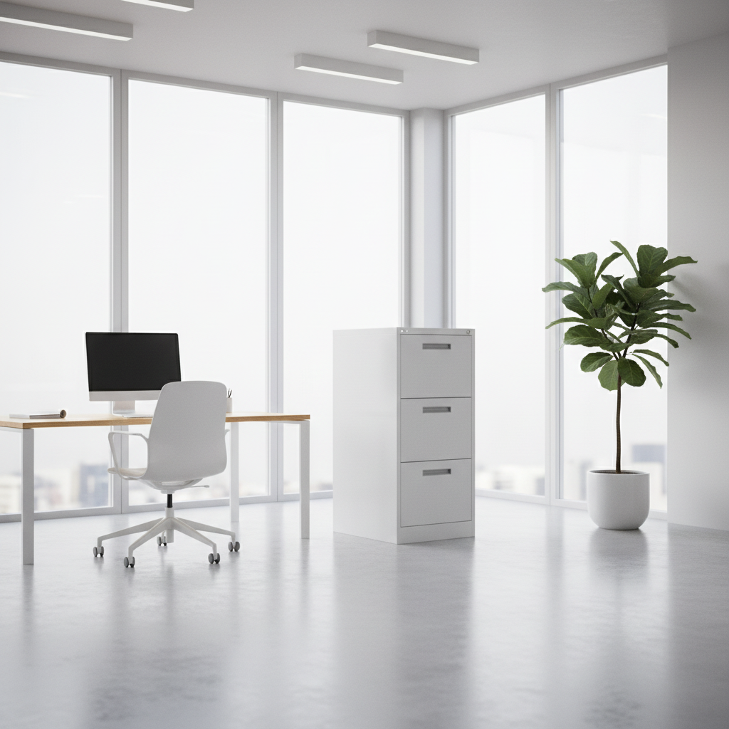 GO Vertical Filing Cabinet 3 Drawer | Steel Office Storage UAE