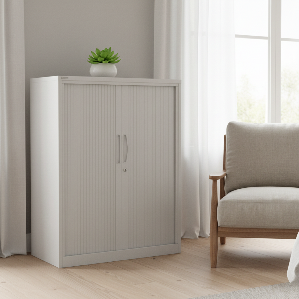 GO Tambour Cupboard | Space-Saving Office Storage | UAE Delivery