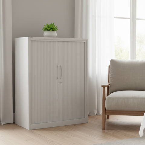 GO Tambour Cupboard | Space-Saving Office Storage | UAE Delivery