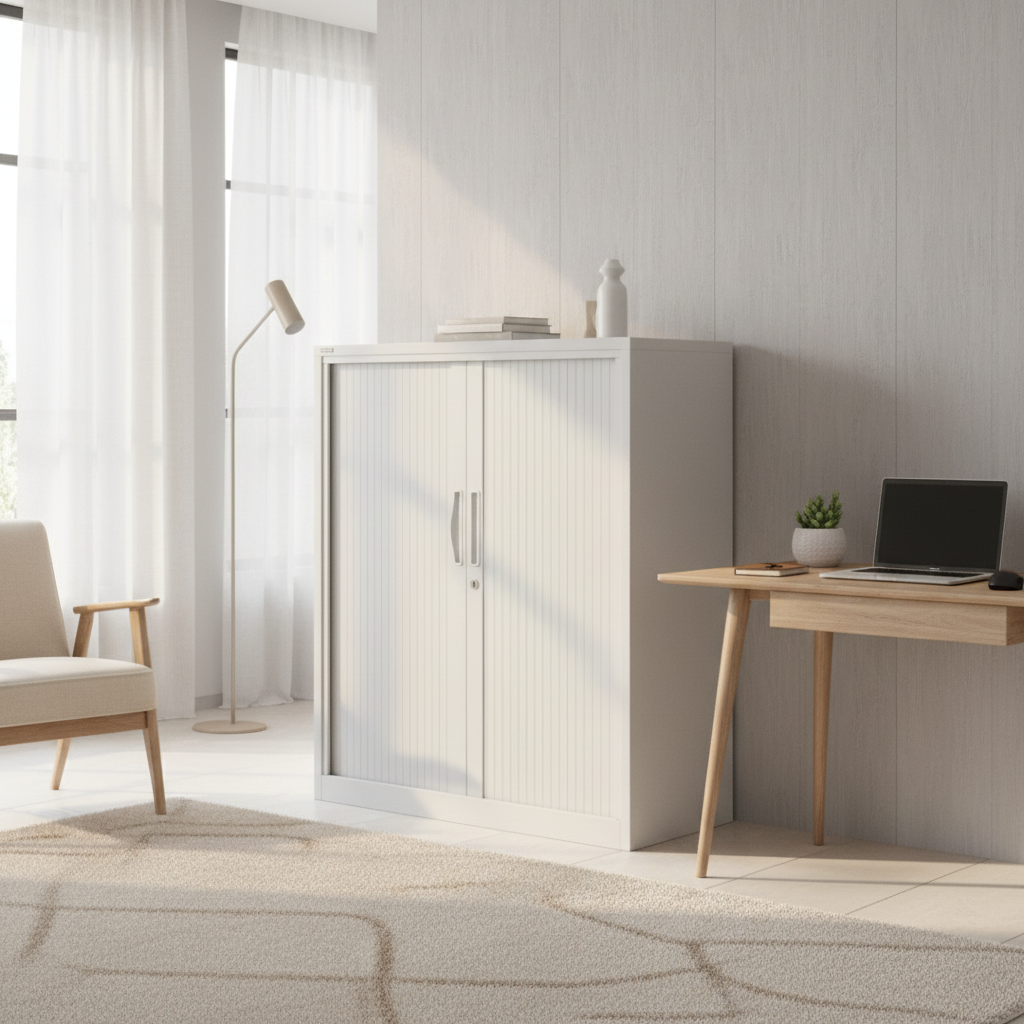 GO Tambour Cupboard | Space-Saving Office Storage | UAE Delivery