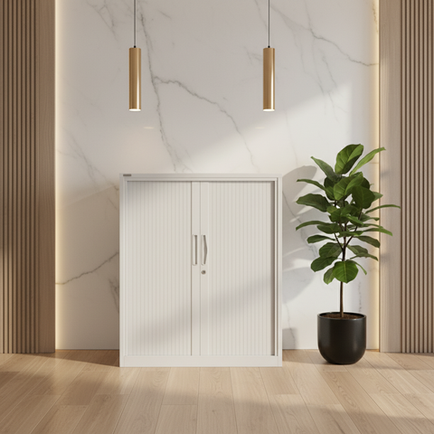 GO Tambour Cupboard | Space-Saving Office Storage | UAE Delivery