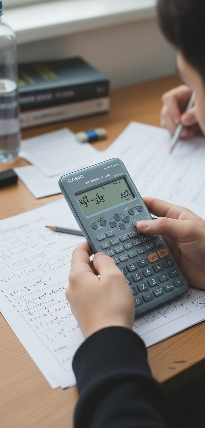 Casio FX-82ES PLUS Scientific Calculator - 252 Functions | Non-Programmable Calculator for Students UAE