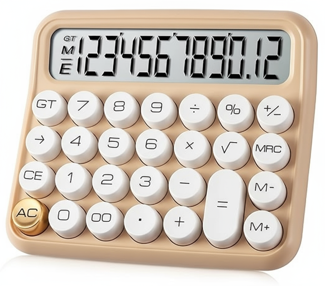 Desktop Calculator 12 Digit Large Display - Office Calculator UAE | VEWINGL