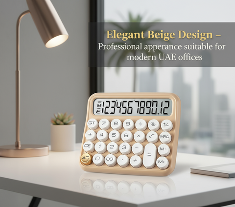 Desktop Calculator 12 Digit Large Display - Office Calculator UAE | VEWINGL