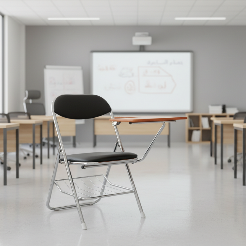 Folding Training Chair with Writing Tablet | Study Chair UAE | IH FX107