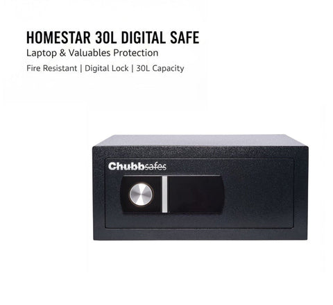 Chubbsafes HOMESTAR 30L Digital Laptop Safe – Anthracite Finish