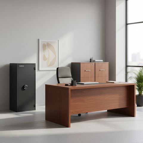 Chubbsafes HOME 90 Digital Safe – 91L Capacity, Fire & Burglary Resistant, Anthracite Finish