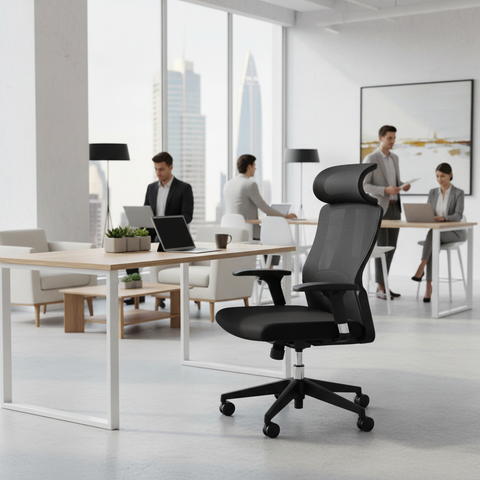 Office Chair Black IH 1022 BLK | Premium Ergonomic Seating UAE