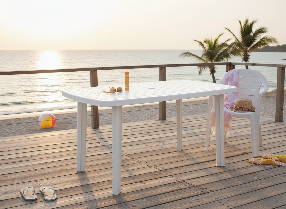 Long White Table Dubai | Premium Dining Tables UAE | INFINI HOMES