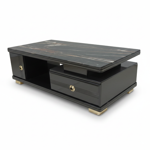 Black Center Table 120x60x44.5 CM | Modern Coffee Table UAE – IH CT302