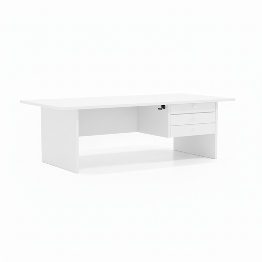 Office Desk White 120x60x75 cm | Premium Workstation UAE | INFINI HOMES