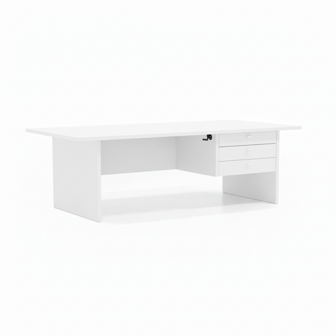 Office Desk White 120x60x75 cm | Premium Workstation UAE | INFINI HOMES
