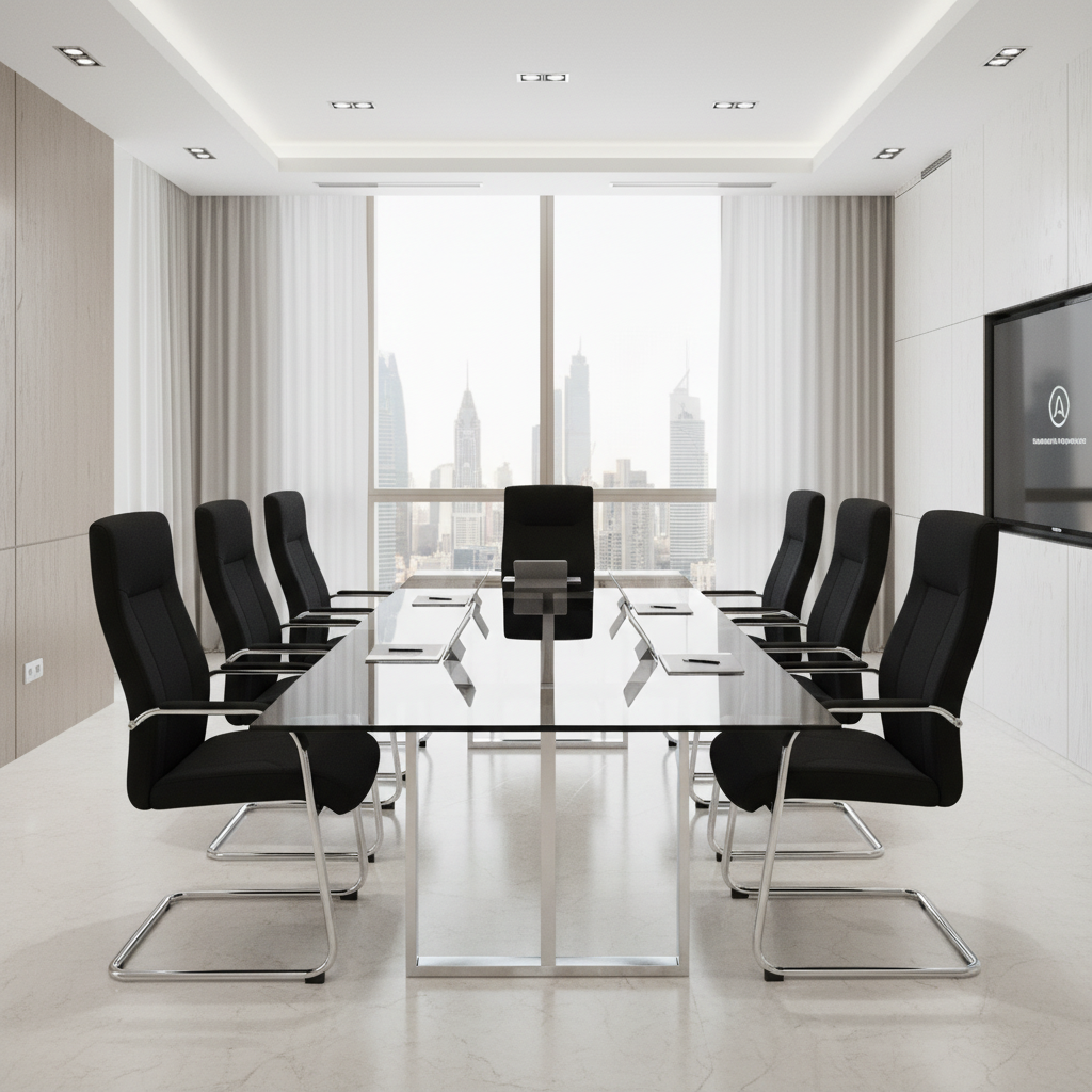 Visitor Chair Black IH 109 V BLK | Premium Office Seating UAE