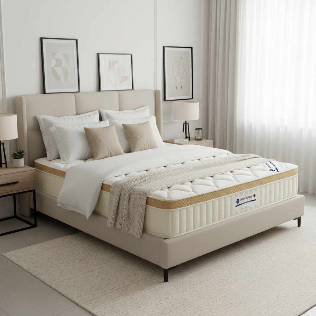 INFINI HOMES Premium Eurotop Cool Gel Memory Foam Mattress - Wide Super King 200x210x30cm