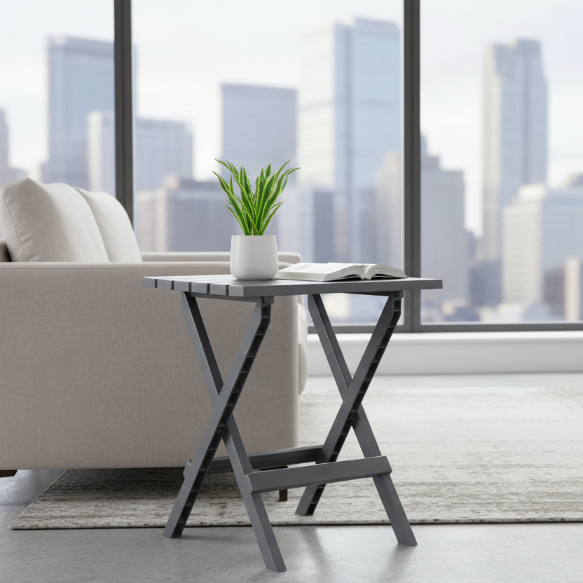 Premium Portable Camping Folding Table Dark Grey - UAE Wide Delivery | Dubai Abu Dhabi Sharjah