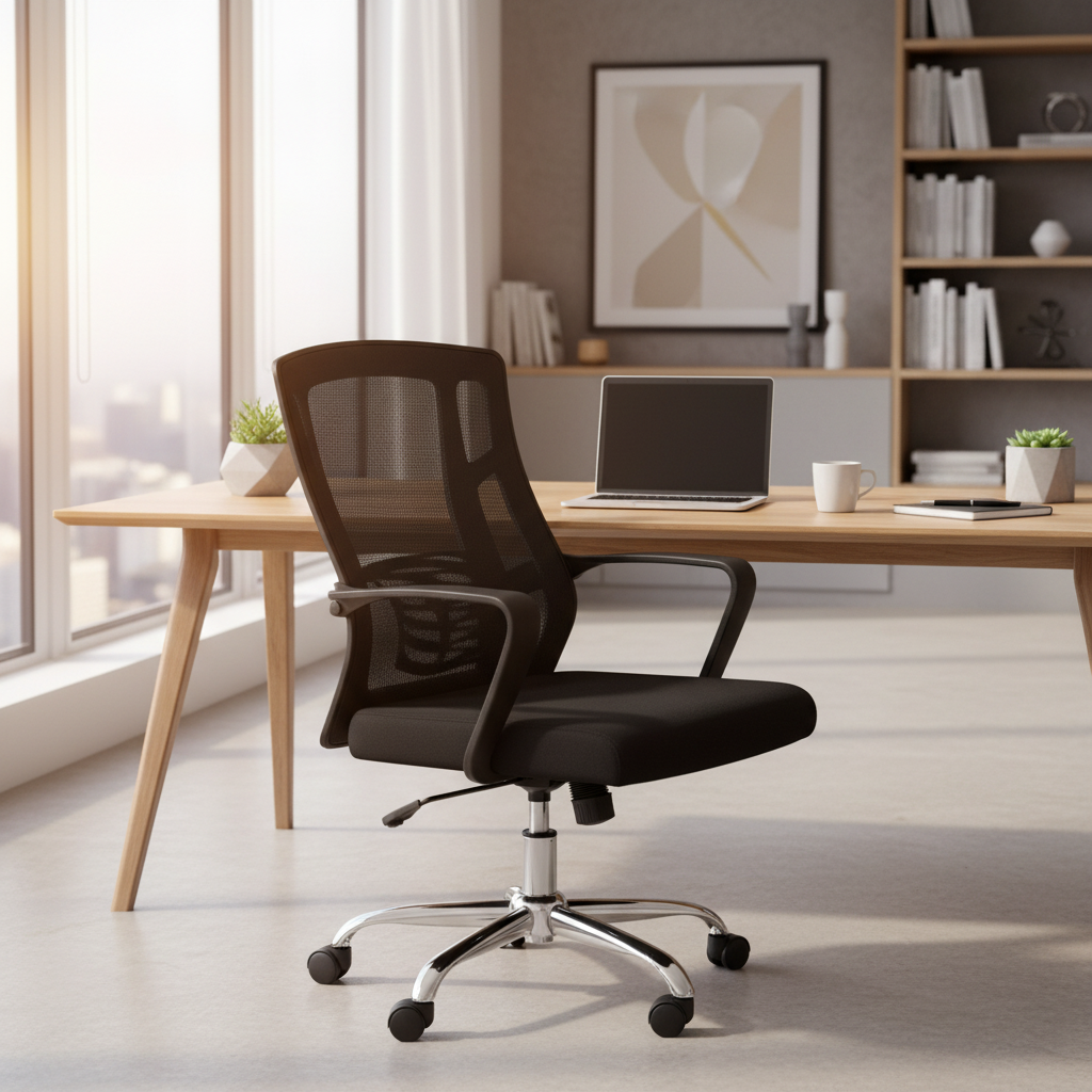 Office Chair Black IH 255 H BLK | Premium Ergonomic Seating Dubai UAE