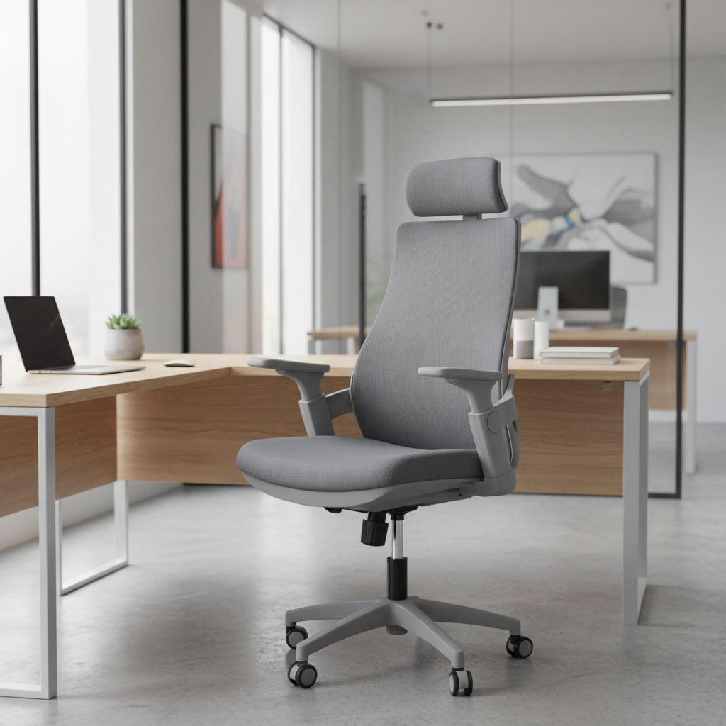 Ergonomic Mesh High Back Office Chair with Headrest UAE | Premium Executive Chair Dubai | IH 2020A