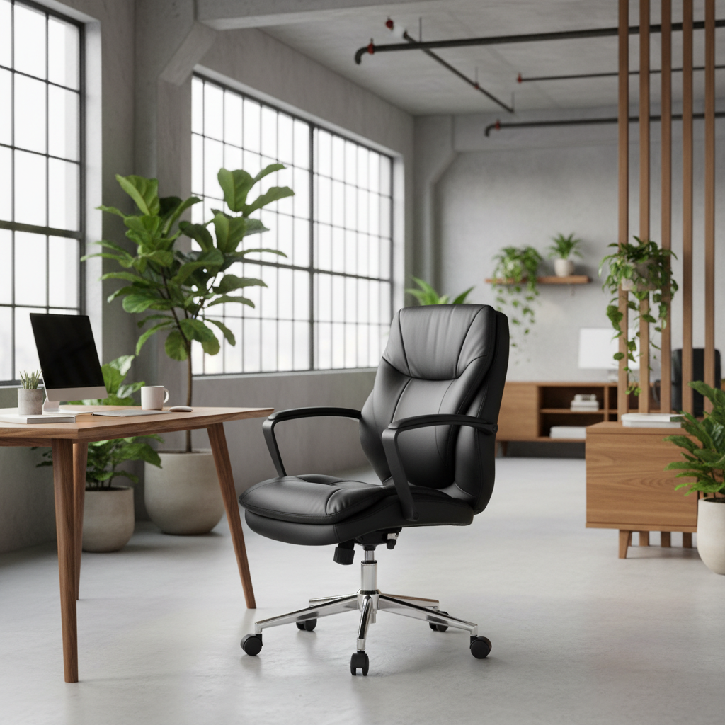 Heavy Duty Medium Back Executive Chair | SENOR MB | UAE