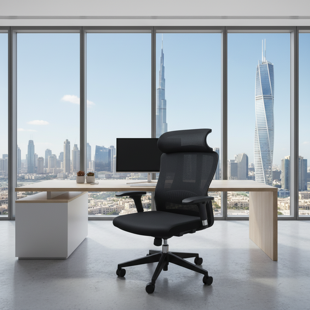 Office Chair Black IH 1022 BLK | Premium Ergonomic Seating UAE