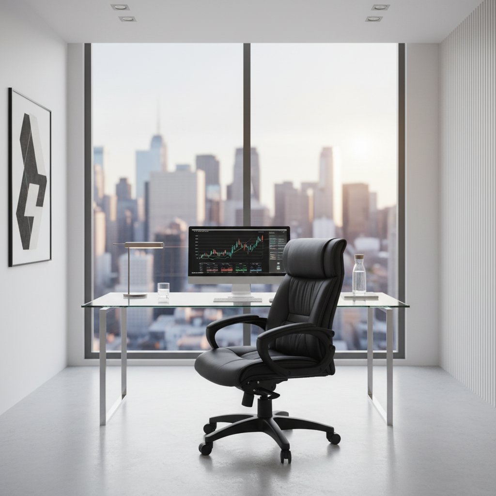 High Back Executive Office Chair PU Leather - Ergonomic Desk Chair UAE | IH 517
