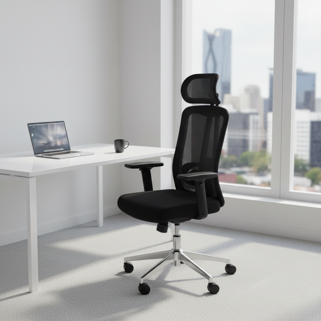 Ergonomic High-Back Mesh Office Chair IH-A213H in Corporate Office Setting – Dubai UAE