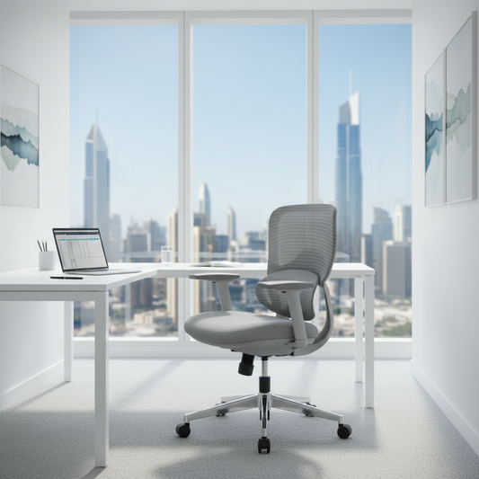 Vibe G-MB Ergonomic Mesh Office Chair | Upholstery Seat | UAE