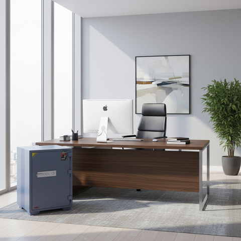 Premium Safe Box IH K330 - Heavy Duty Security Safe with Lockable Drawer | UAE Delivery