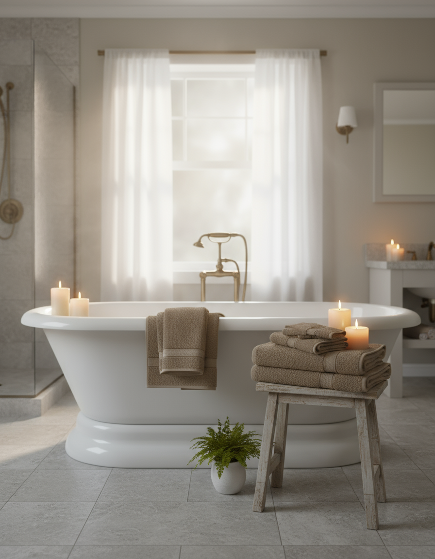 Premium Dark Beige Bath Towel Set UAE | 16 Piece Family Pack Cotton Dubai