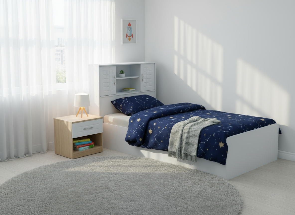 INFINI HOMES Single Bed with Storage - Dubai Abu Dhabi Sharjah UAE Delivery