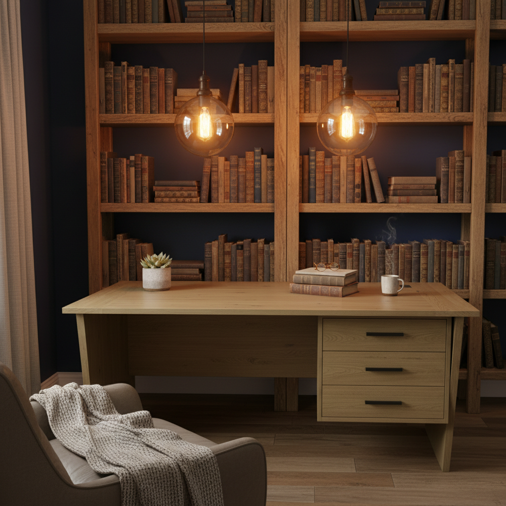 Olivio Office Desk 120cm - Premium Workspace Furniture UAE | INFINI HOMES