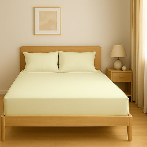 Premium Dyed Fitted Sheet Set 120x200cm UAE | INFINI HOMES Dubai Abu Dhabi